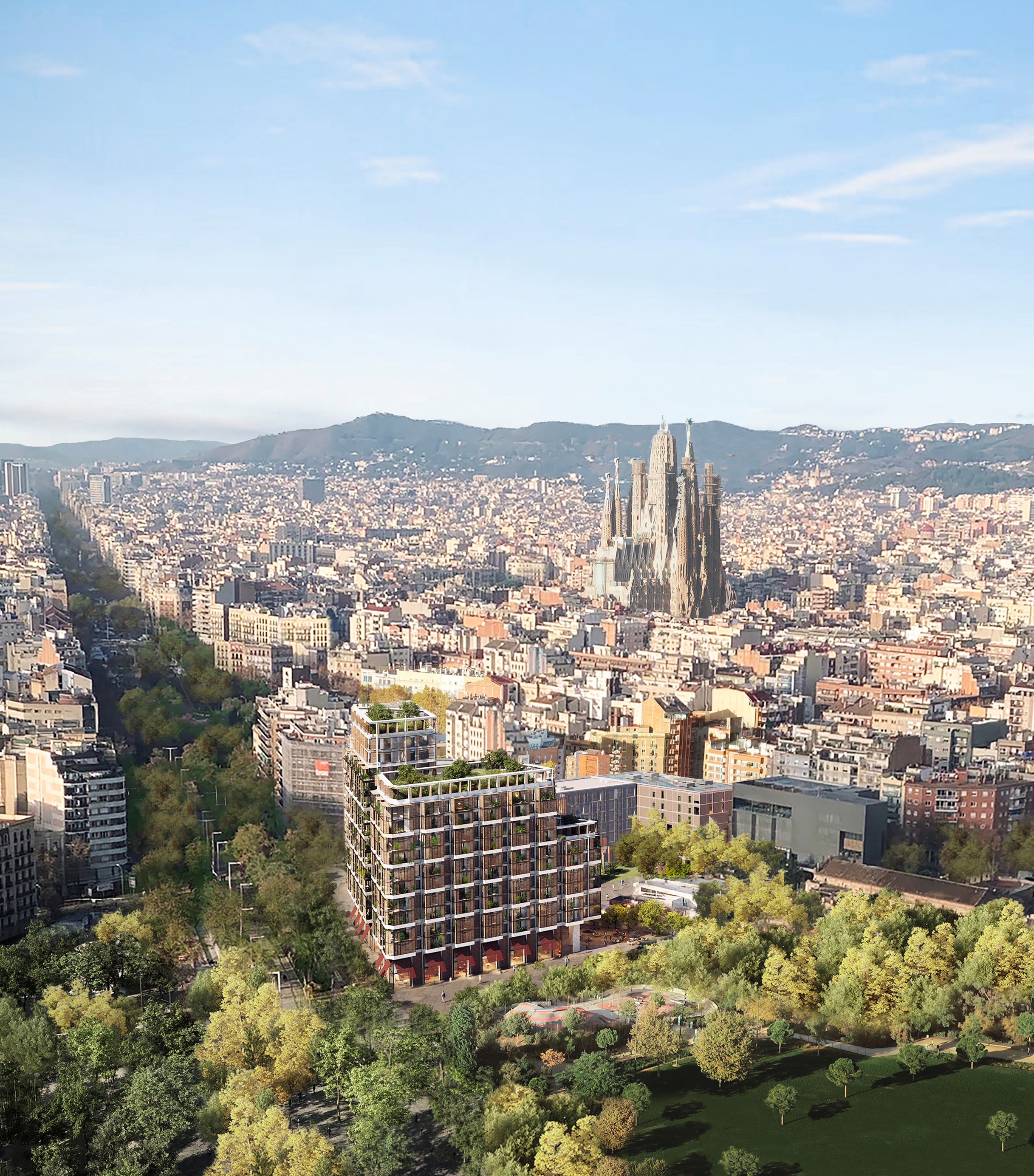 Barcelona von oben